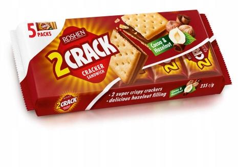 Roshen 2crack csoki-mogyoró 235g