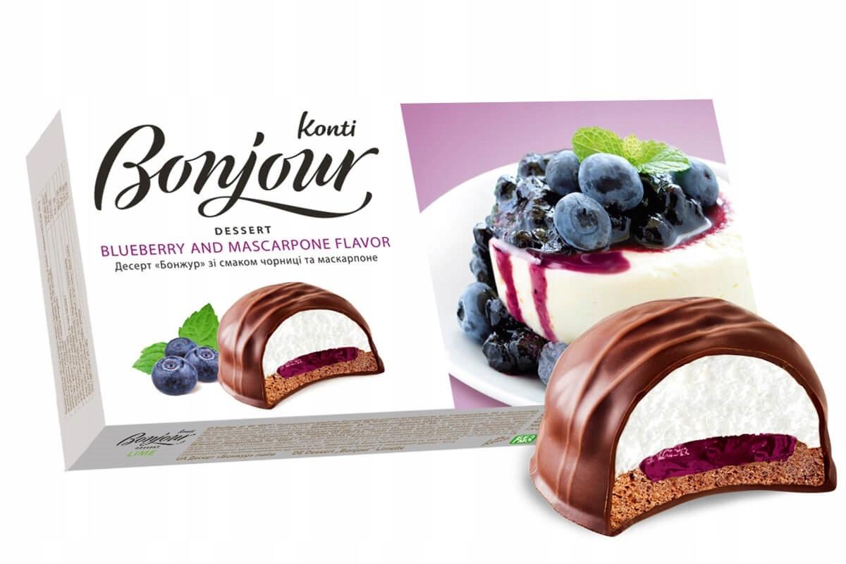 Bonjour desszert áfonya