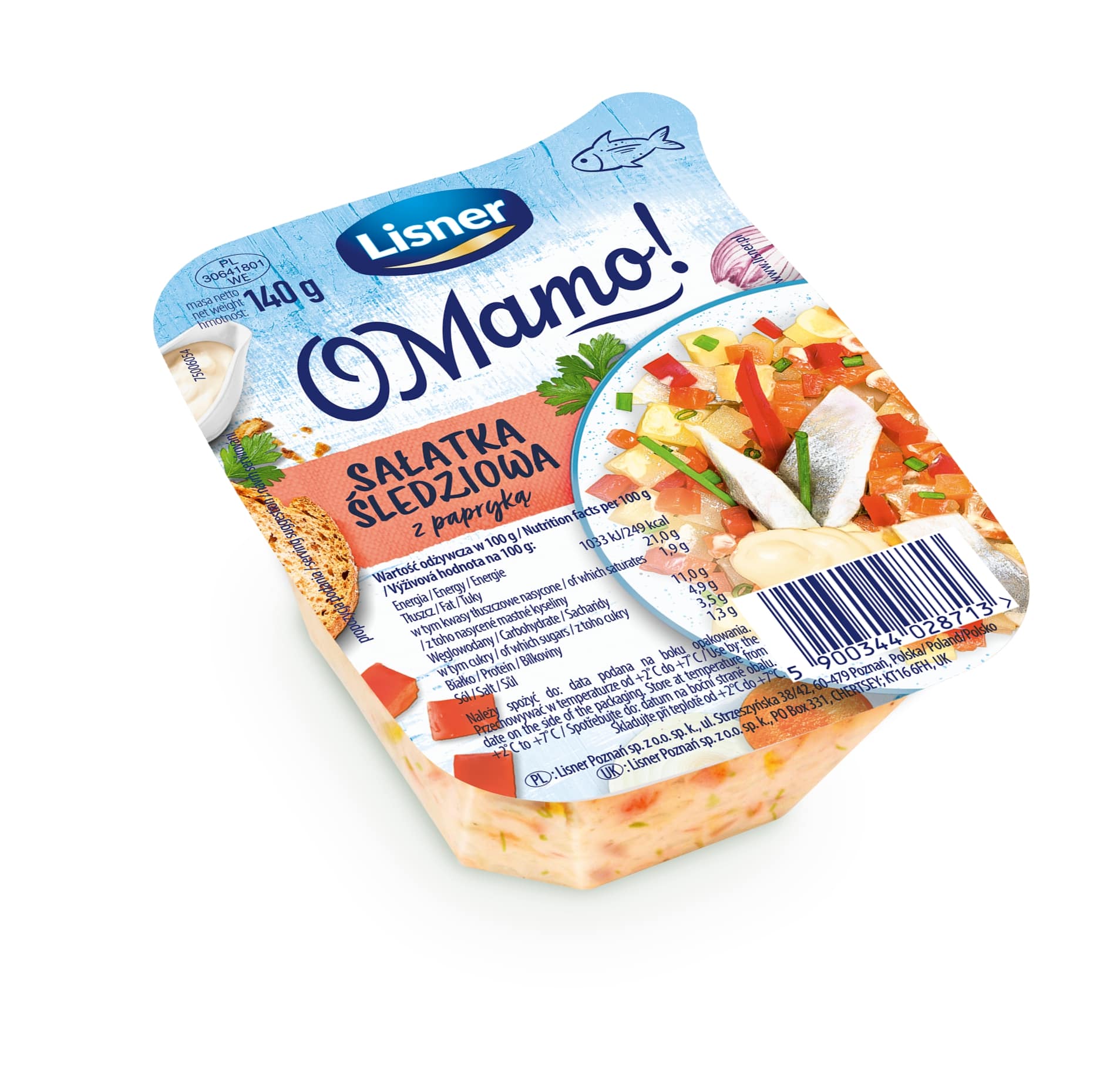 Lisner saláta hallal 500g