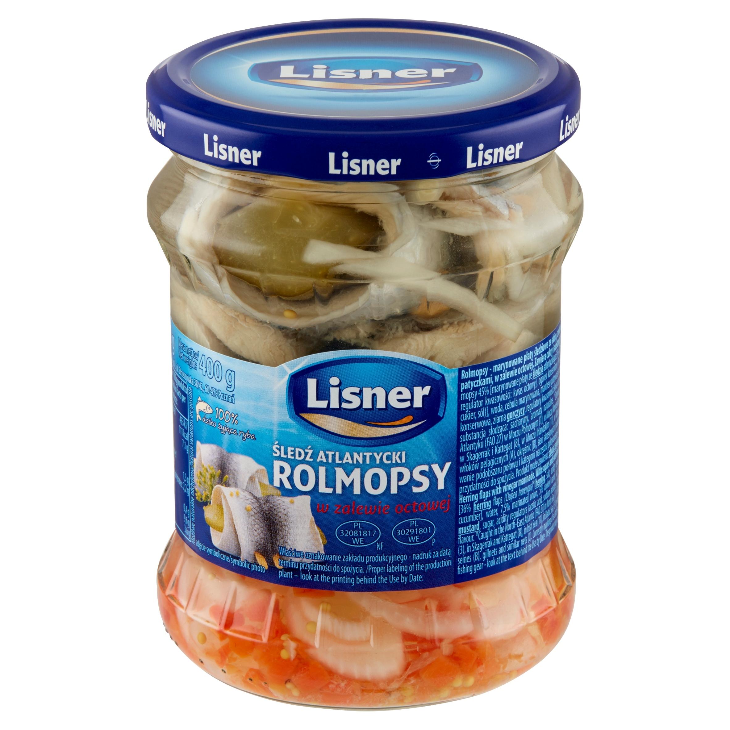 Lisner ruszli ecetes-fűszeres pácban 400g