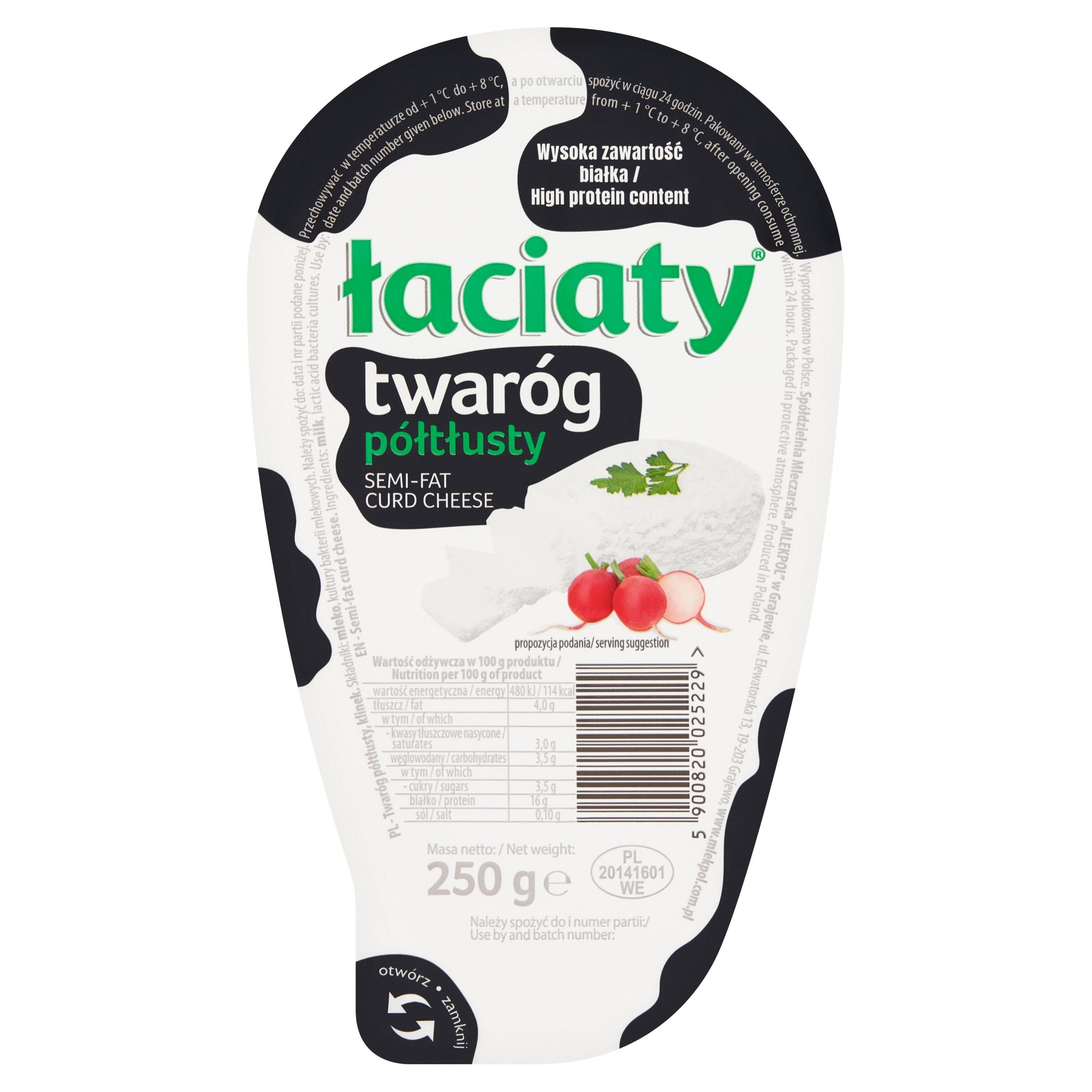 Túró félzsíros 250g