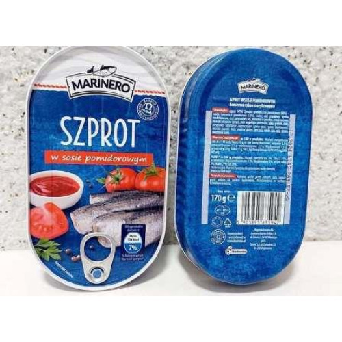Marinero paradicsomos szprotni 170g