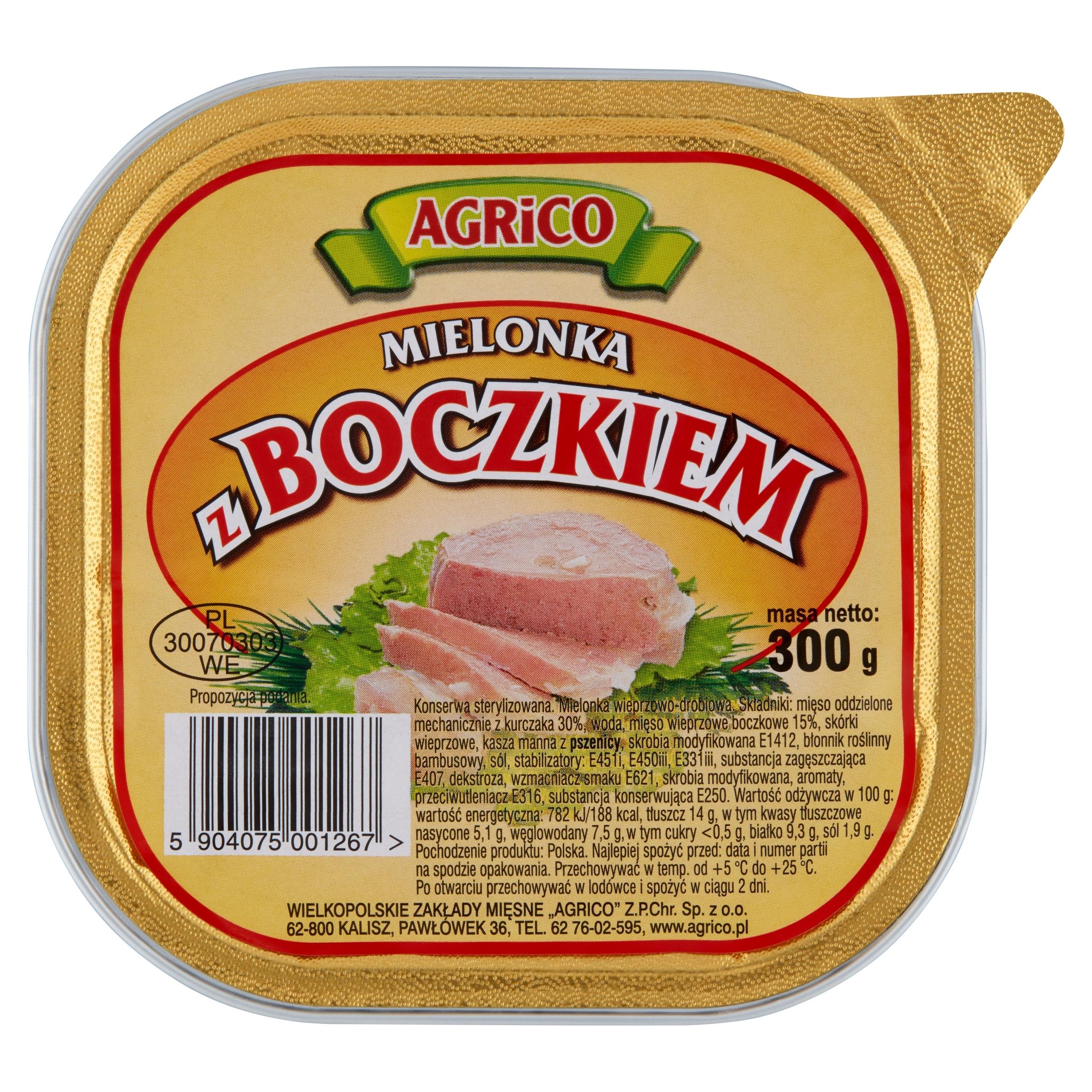 Agrico Sertéshús konzerv (Szalonnás) 300g