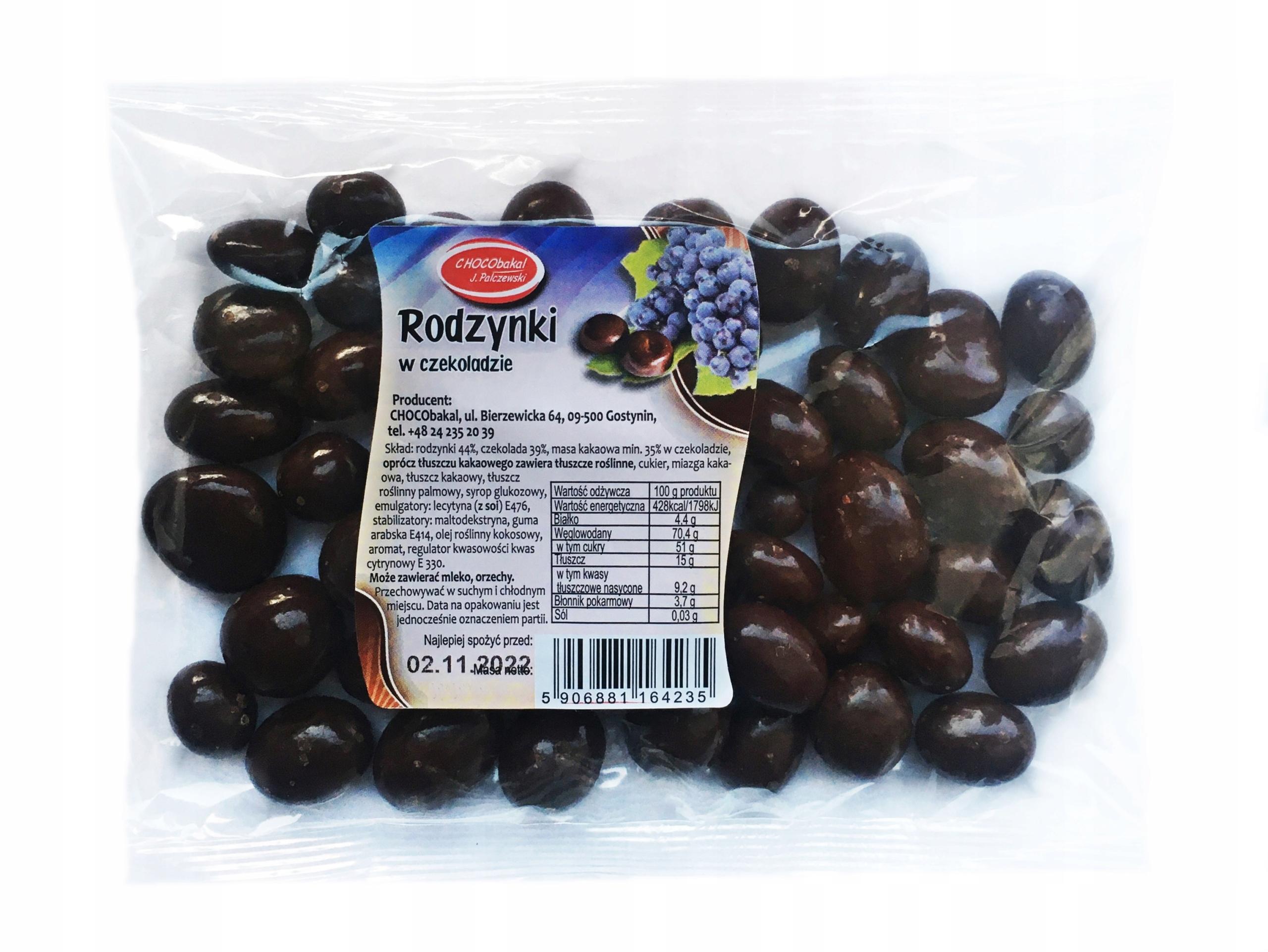 Csokoládéba m. mazsola 200g